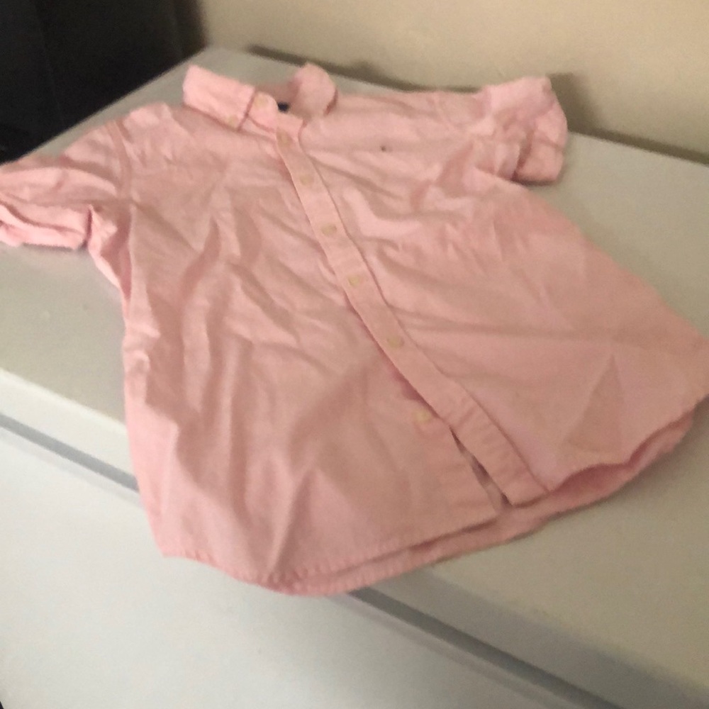 Little girl Oxford bottom down shirt